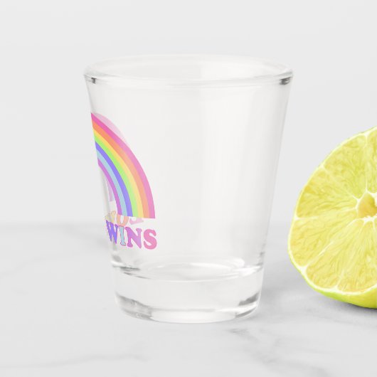 Verre A Shot Love Wins - LGBTQ / Gay pride Rainbow (Droite)