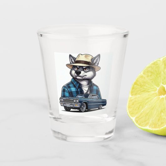 Verre A Shot Lowrider Wolf (Devant)