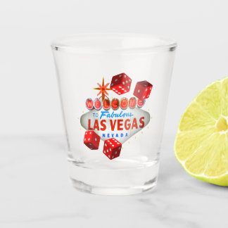 Verre A Shot Lucky Las Vegas Shot Glass