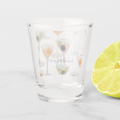 Verre A Shot Lunettes de Martini rétro aux olives | Tons neutre (Dos)
