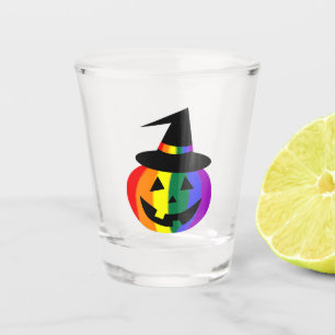 Verre A Shot Lunettes de shot Jack-O'-Lantern de fierté LGBT+