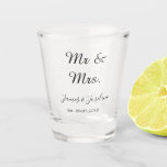 Verre A Shot M. et Mme ajoutent le nom est. Date année couple m<br><div class="desc">Pour les amoureux comme nous</div>