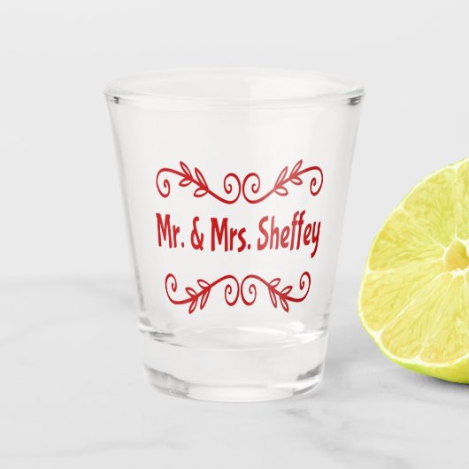 Verre A Shot M. et Mme Sheffey (Devant)