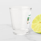 Verre A Shot M. Leprechaun dans le collier sur un (Gauche)