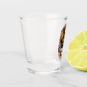 Verre A Shot Machine rétro Voodoo à vapeur crâne (Gauche)