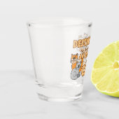 Verre A Shot Madame With Lots de dire de chats (Gauche)