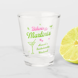 Verre A Shot Maillots roses et verts et Soirée dansante de Mart