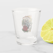 Verre A Shot Main Des Cartes (Dos)