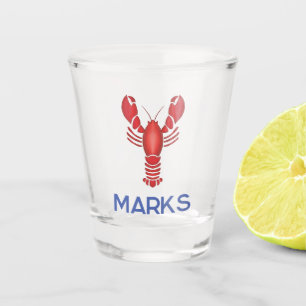 Verre A Shot Maine Événement Fête du homard Nouvelle-Angleterre
