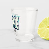 Verre A Shot Maine State of USA Nouvelle-Angleterre Graffiti Ba (Droite)