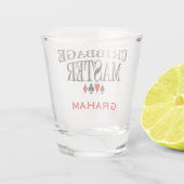 Verre A Shot Maître d'ordures personnalisées (Dos)