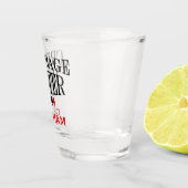 Verre A Shot Maître d'ordures personnalisées (Droite)