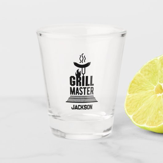 Verre A Shot Maître du grill (Devant)
