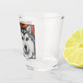 VERRE A SHOT MALAMUTE D'ALASKA (Droite)
