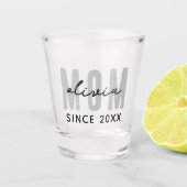 Verre A Shot Maman Depuis 20XX Moderne Simple Preppy (Devant)