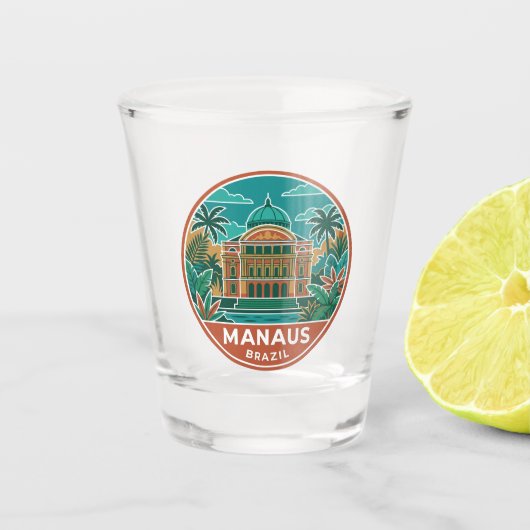 Verre A Shot Manaus Brésil (Devant)