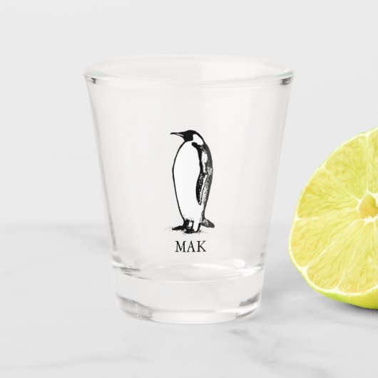 Verre A Shot manchot empereur oiseau polaire (Devant)
