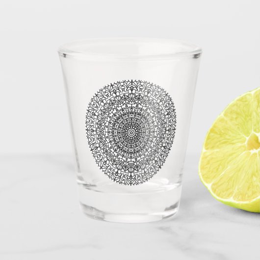 Verre A Shot Mandala #2 - (Devant)