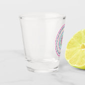 Verre A Shot mandala coloré (Gauche)