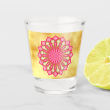 Mandala Pink Gold Fantasy