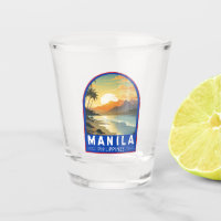 Manille Philippines Travel Art Vintage
