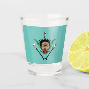 Verre A Shot Maori Nouvelle-Zélande Kiwi NZ Art Culture