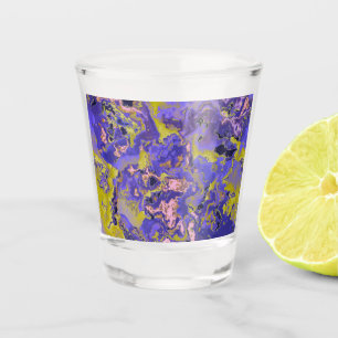 Verre A Shot Marbre Radioactif