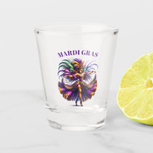 Verre A Shot Mardi Gras