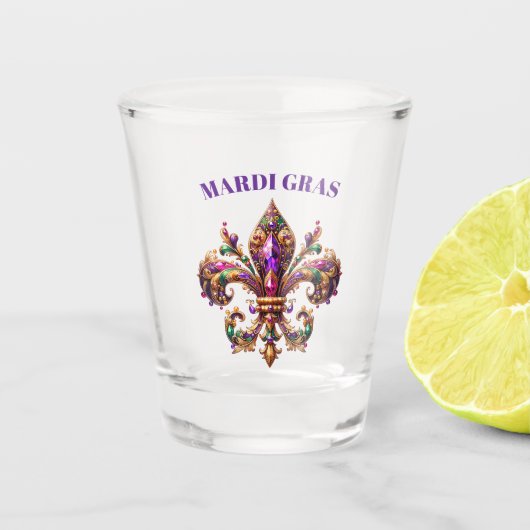 Verre A Shot Mardi Gras (Devant)