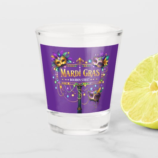 Verre A Shot Mardi Gras (Devant)