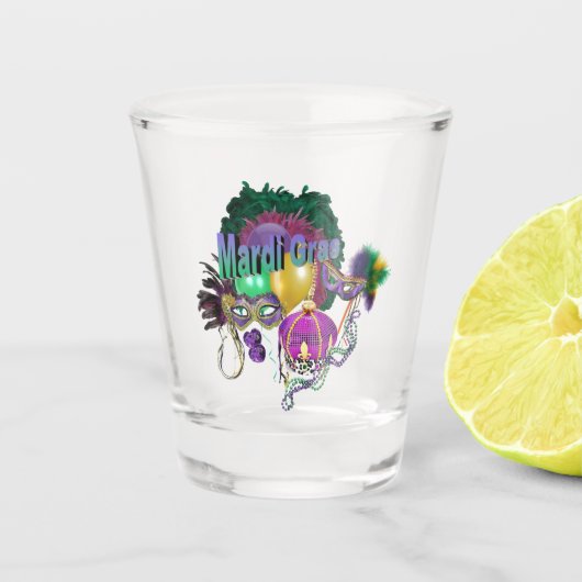 Verre A Shot Mardi Gras (Devant)
