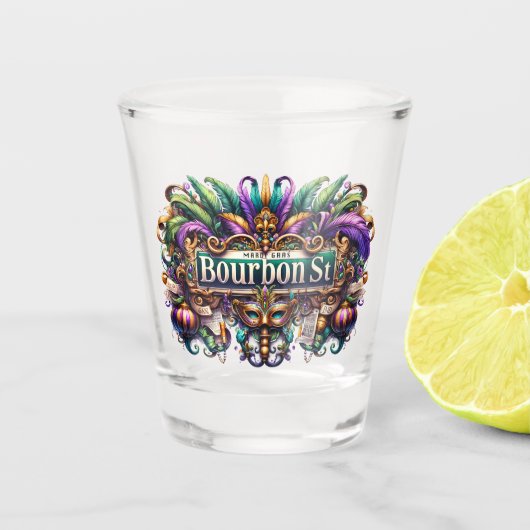 Verre A Shot Mardi Gras (Devant)