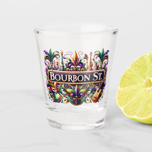 Verre A Shot Mardi Gras (Devant)