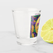 Verre A Shot Mardi Gras Fleur de lis (Gauche)