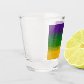 Verre A Shot Mardi Gras Gradient (Gauche)