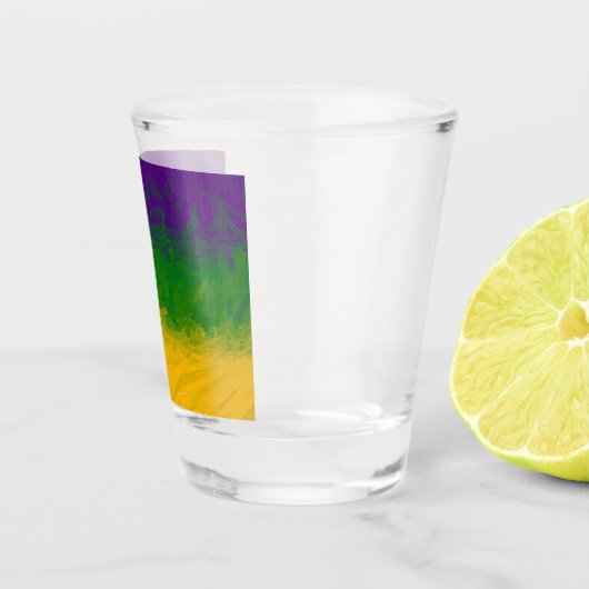 Verre A Shot Mardi Gras Gradient (Droite)