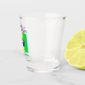 Verre A Shot Mardi Gras Party Nouvelle-Orléans Nola (Droite)