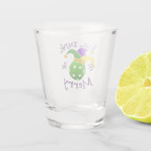 Verre A Shot Mardi Gras Pickleball Dink Be Joyeux (Dos)