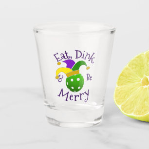 Verre A Shot Mardi Gras Pickleball Dink Be Joyeux