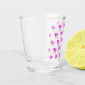 Verre A Shot Marguerite rose (Gauche)