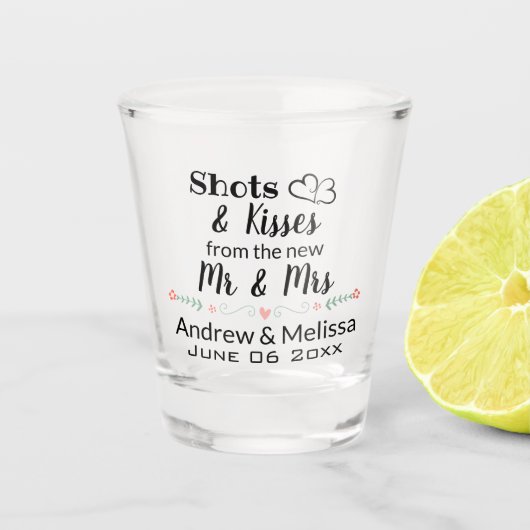 Verre A Shot Mariage (Devant)