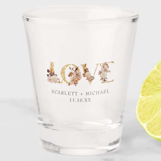 Verre A Shot Mariage Amour