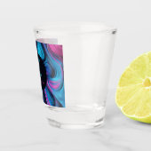 Verre A Shot Mariage-argent/piste Danse (Droite)