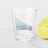 Verre A Shot Mariage-argent/plan Danse-violet et Turquoise (Dos)