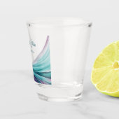 Verre A Shot Mariage-argent/plan Danse-violet et Turquoise (Droite)