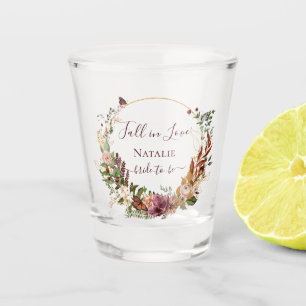 Verre A Shot Mariage champêtre de fleurs d'automne
