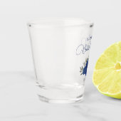 Verre A Shot Mariage Champêtre Élégant avec Roses dans un Style (Gauche)