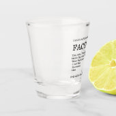 Verre A Shot Mariage couple Fact Souvenir (Gauche)