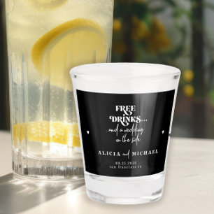 Verre A Shot Mariage de boissons fraîches et amusantes, sauver