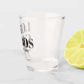 Verre A Shot Mariage de destination personnalisé Bienvenue à Lo (Droite)
